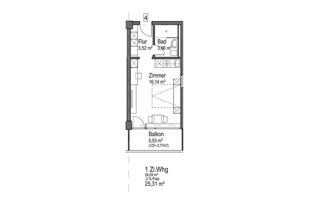 Huber Living Basic 106 Apartamento Germering Exterior foto